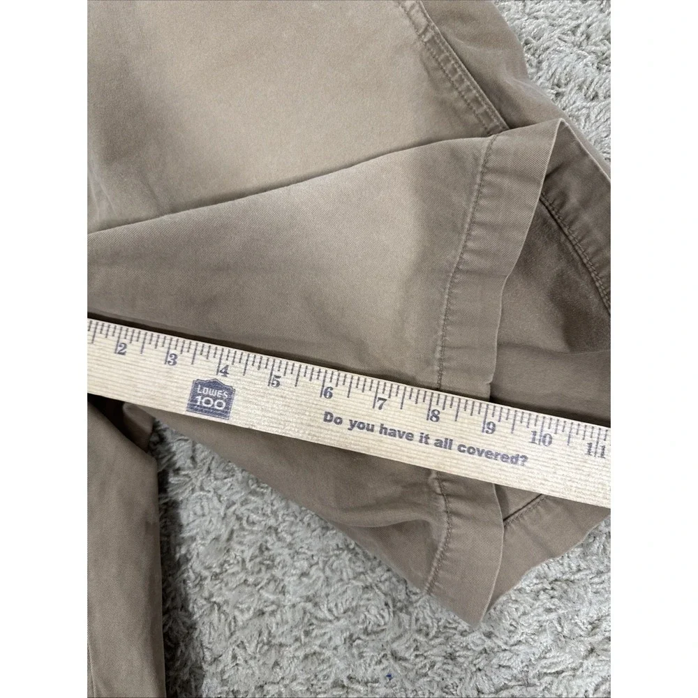VTG Polo Ralph Lauren Men's‎ Flat Front Chino Shorts Size 34 Embroidered RL 067